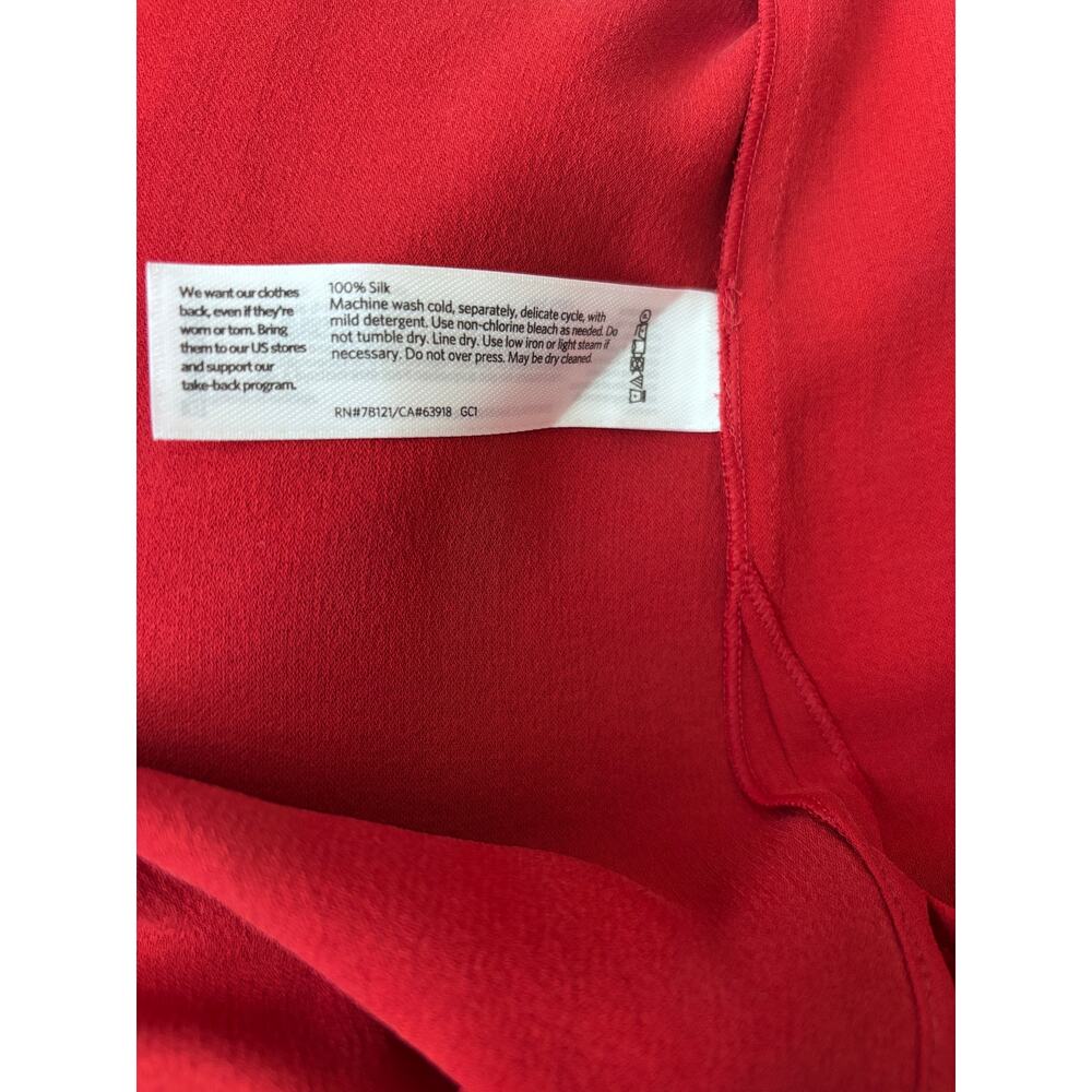 Eileen Fisher - NWOT Silk Georgette Crepe Wrap Dress Size XS - Picture 5 of 8